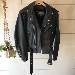 New without tags. Commando Open road collection women’s leather biker jacket.